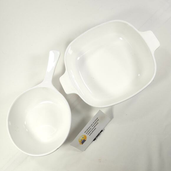 Corning Ware Blue Cornflower Bundle #P-1-B Casserole Dish #P-81-B Saucepan - Picture 2 of 8